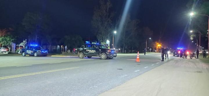 Accidente de tránsito en Poeta Julio Migno y Ruta N°1 de San Javier 