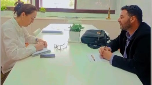 Ruscitti: Reuniones de cooperación con la Ministra provincial de Medio Ambiente