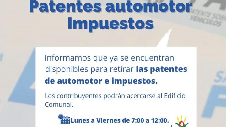 Helvecia: Se encuentran disponibles las boletas emitidas de impuestos y patentes
