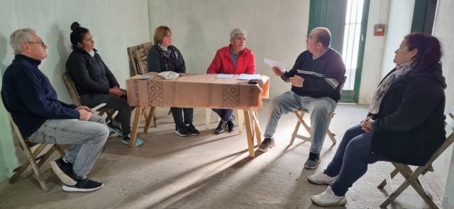 Colonia Teresa: Entrega de aportes y reunión en la Casa del Senado