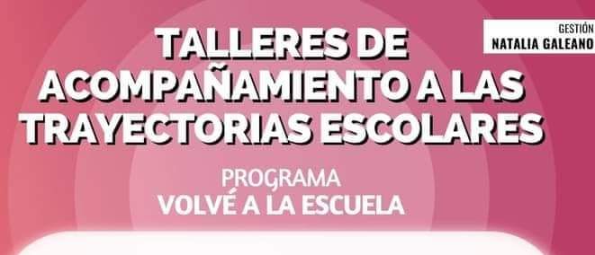 Santa Rosa: Talleres para fortalecer las trayectorias escolares de los niños