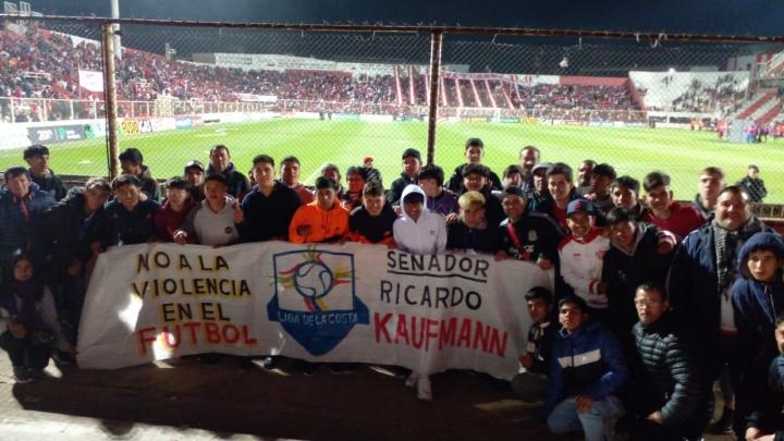 La Liga de la Costa visitó al Club Atlético Unión y presenció un partido 