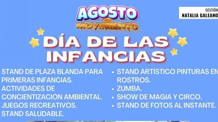 Santa Rosa: Actividades para el domingo 14 por el Día de las Infancias