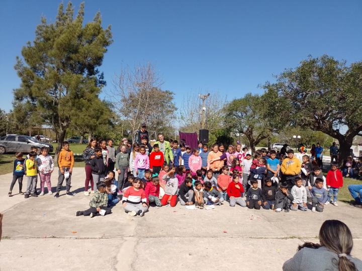 Exitoso festejo por el mes de las infancias en Colonia Teresa