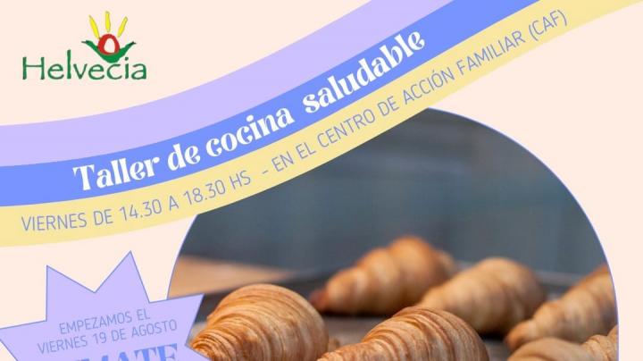 Helvecia: Taller de Cocina Saludable
