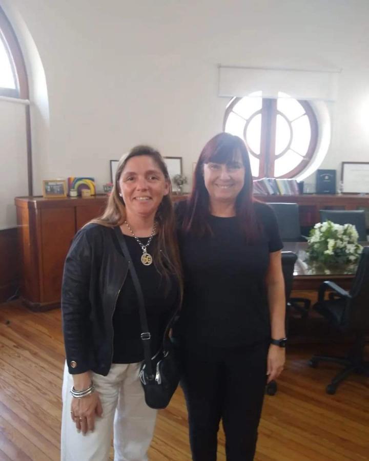 Carolina Gómez fue recibida por la Ministra de Gobierno de Santa Fe 