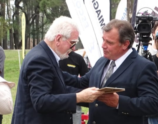 Adrián Simil despidió sentidamente al ex Presidente de la Sociedad Rural de San Javier, Hugo Pfaffen 