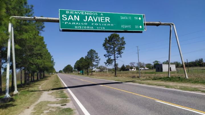 San Javier: Comenzó la construcción de un nuevo sistema de iluminación sobre la ruta N°1