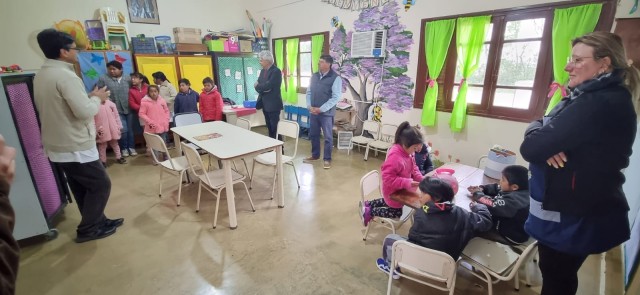 El Senador Baucero visitó instituciones educativas al norte del departamento