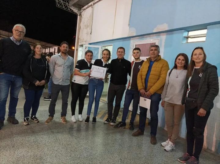 Rodrigo Borla y Fabián Bastia participaron de la Fiesta de la Juventud en Gdor. Crespo