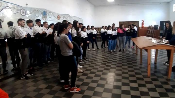 Cayastá: Alumnos de 6° Año de la E.E.T. N° 370  comenzaron sus prácticas profesionalizantes