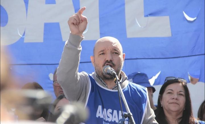 Movilización docente: 