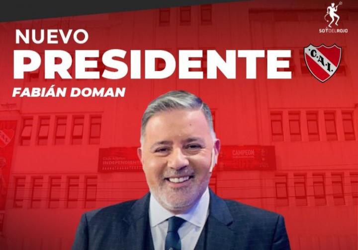 Fabián Doman terminó con la era Hugo Moyano en Independiente 