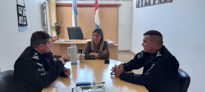 Garay: el Jefe de Unidad realizó reuniones de coordinación con la Comuna y la Policía Vial 