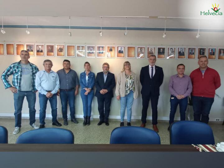 Helvecia: La Presidente Comunal Victoria Weiss se reunió con el Ministro de Seguridad de la Provincia