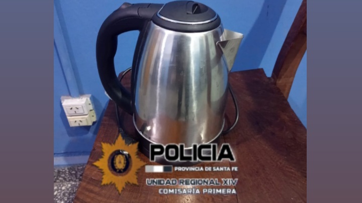 San Javier: Un conocido le robó una pava electrica