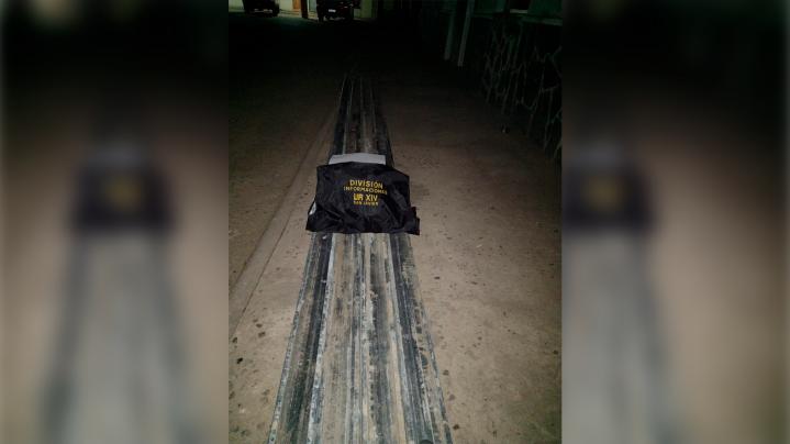 San Javier: Robo de perfiles galvanizados esclarecido