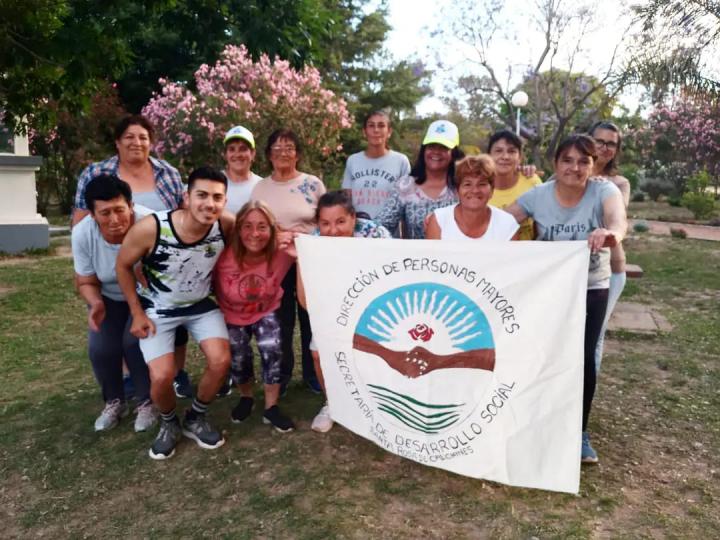 Santa Rosa: Se llevó adelante la Caminata Recreativa de la Dirección de Personas Mayores
