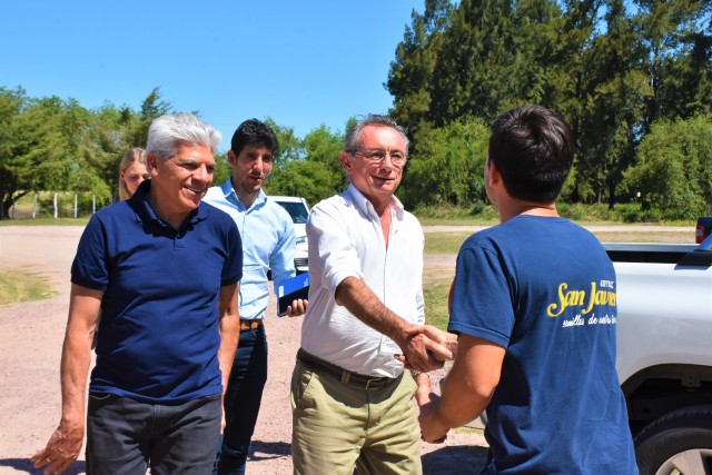 El Senador Baucero acompañó al ministro, Daniel Costamagna, en su visita por los molinos locales