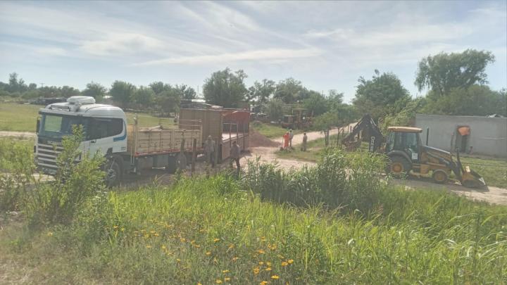 Saladero: Se llevaron adelante obras de mantenimiento e infraestructura en las calles y los accesos