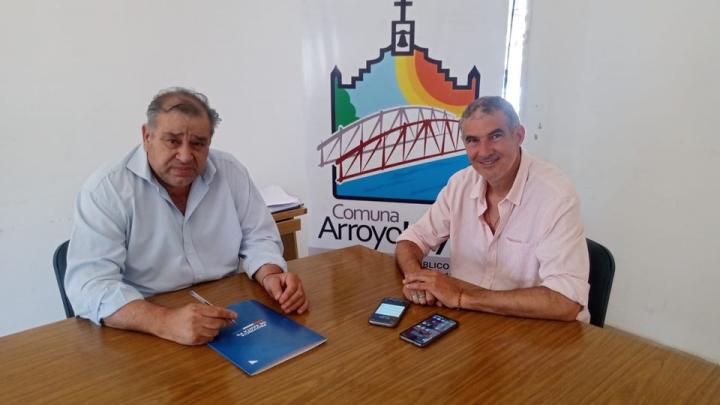 Arrollo Leyes: Carlos Kaufmann entregó aportes de Obras Menores a la localidad