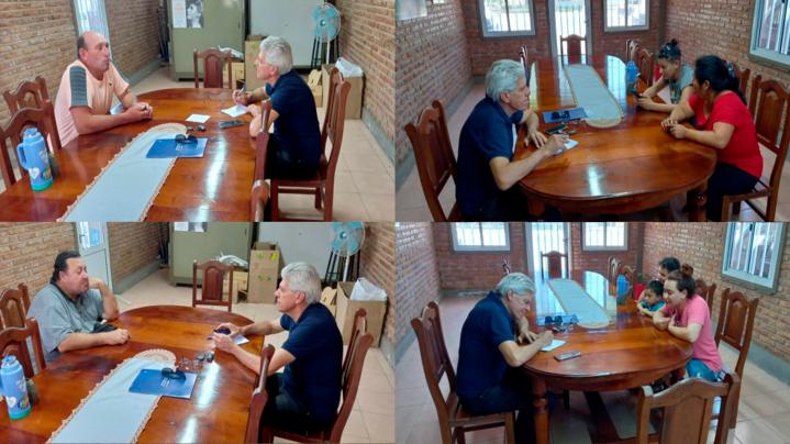 La Brava: El Senador Baucero recibió a vecinos y entregó aportes económicos