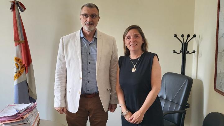 La Presidenta Comunal de Cacique Ariacaiquín se reunió con el Ministro de Seguridad 