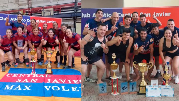 Se jugaron las finales de las categorías Maxivoley y 1ra Masculinos de la Liga Costera de Voley