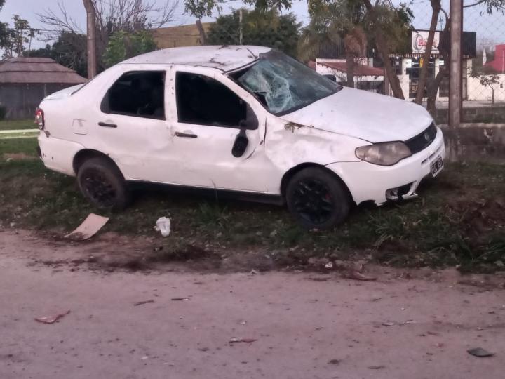 San Javier: Un joven se accidentó frente al cuartel de Bomberos 