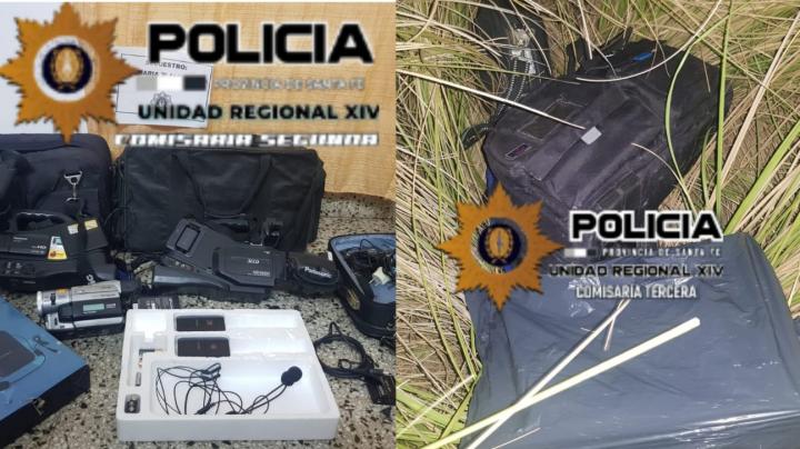 Alejandra: robaron en el canal local y encontraron parte de lo sustraído 