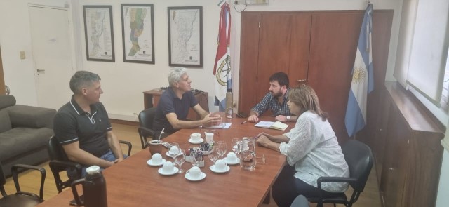 El Senador Baucero y el Concejal Eduardo Baucero fueron recibidos por la Ministra de Infraestructura provincial