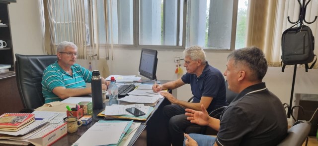 El Senador Baucero y el Concejal Eduardo Baucero se reunieron con el Secretario De Gestión Cultural