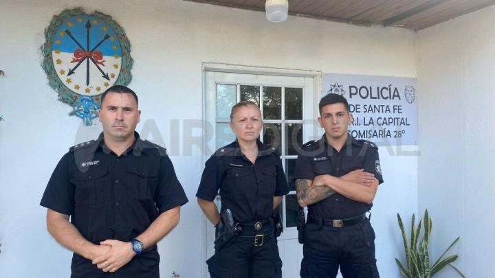 Policía de San Javier y sus compañeros le salvaron la vida a un bebé que se ahogaba