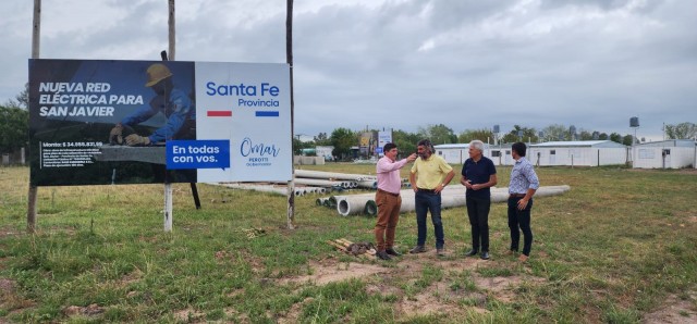 El Senador Baucero recibió al Presidente de la EPE de Santa Fe y recorrieron San Javier, Los Jacintos y Alejandra