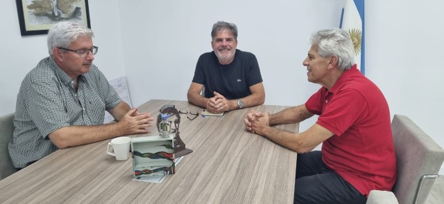 El Senador Baucero se reunió con el Ministro de Cultura y el Secretario de Gestión Cultural