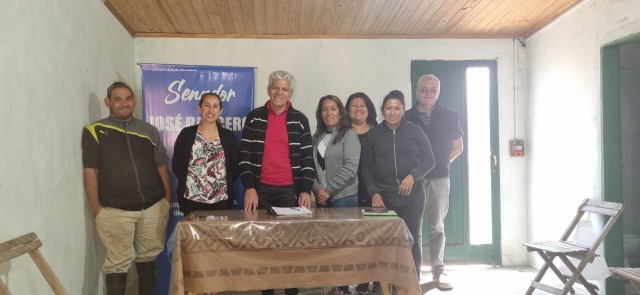 Colonia Teresa: El Senador Baucero recibió a vecinos e instituciones
