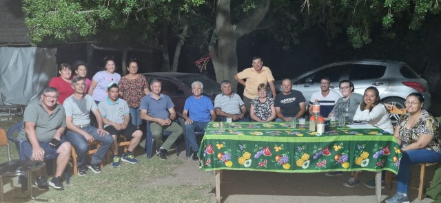 La Brava: El Senador Baucero visitó la localidad y se reunió con su Presidente Comunal