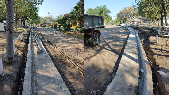 Alejandra: Avanzan las obras de cordón cuneta en la localidad