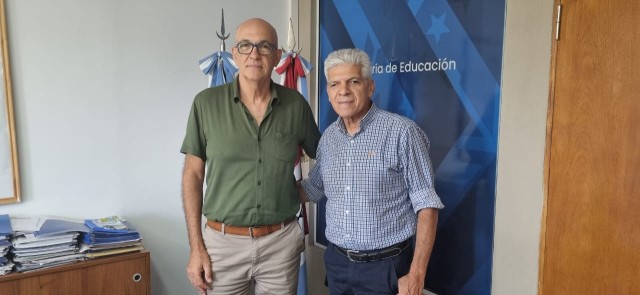 El Senador Baucero se reunió con el Secretario de Educación