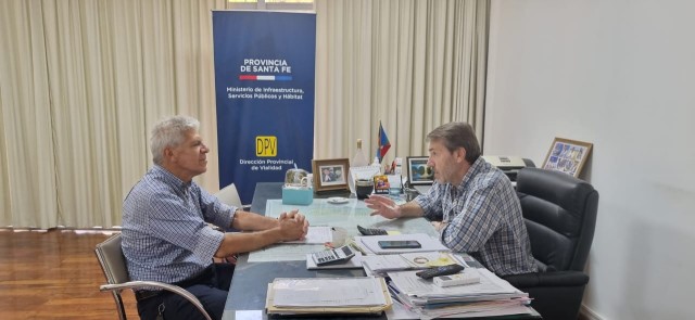 El Senador Baucero se reunió con el Titular de Vialidad