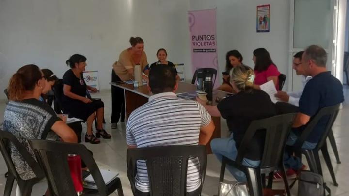 Santa Rosa: Se conformó la mesa de Gestión de la jurisdicción del Punto Violeta Santa Rosa