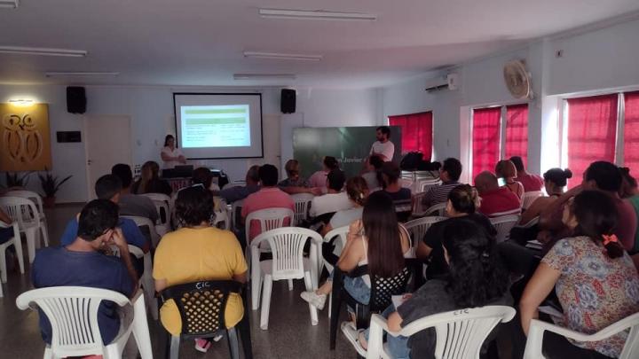 Se llevo adelante la Capacitación en Huertas Agroecologicas con importante participación
