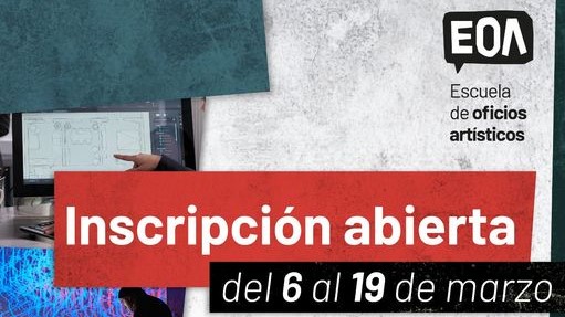 Últimos días de inscripción para la Escuela de Oficios Artísticos