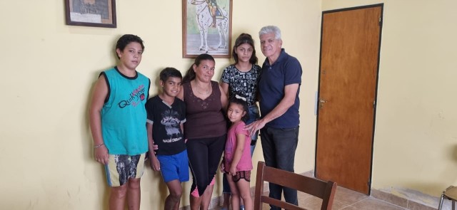 El Senador Baucero visitó Alejandra y Romang con una nutrida agenda