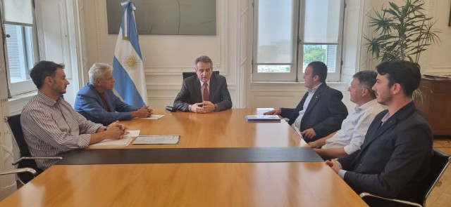 El Senador Baucero se reunió  con el Jefe de Gabinete de Ministros de la Nación, Agustín Rossi