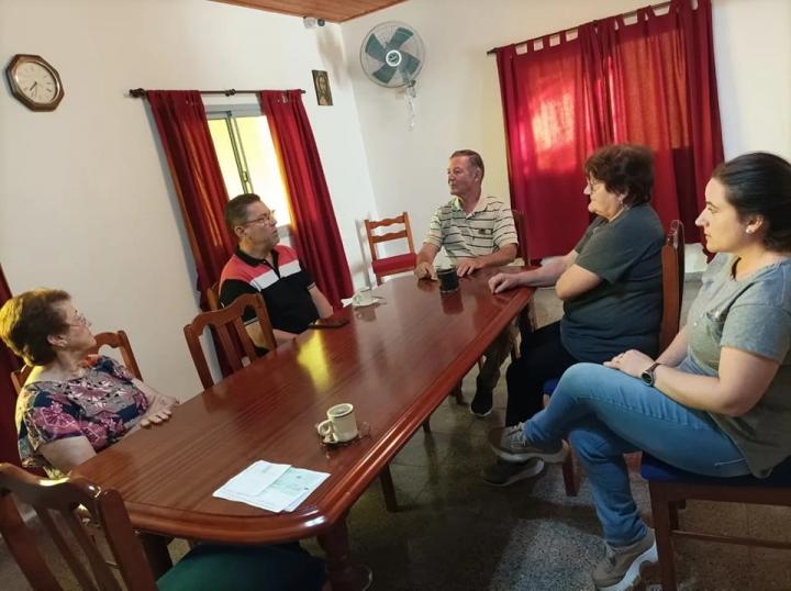 Colonia Esther: El Senador Borla visitó la localidad y recorrió las instituciones