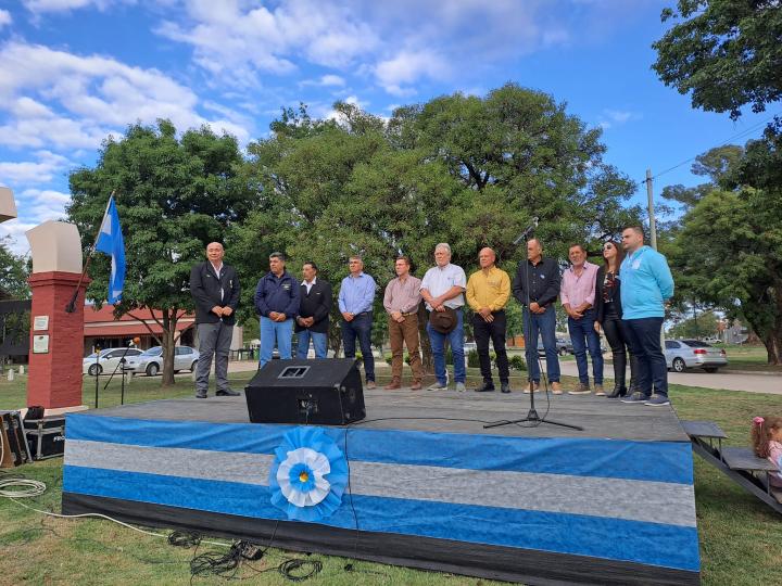 El Senador Borla participó de los actos conmemorativos del 2 de Abril en San Justo y Gobernador Crespo