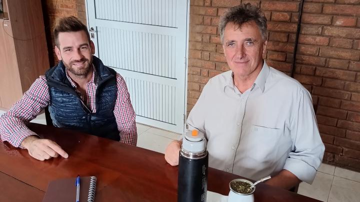 Oscar Dolzani Se reunió con el Presidente Comunal de Colonia Duran