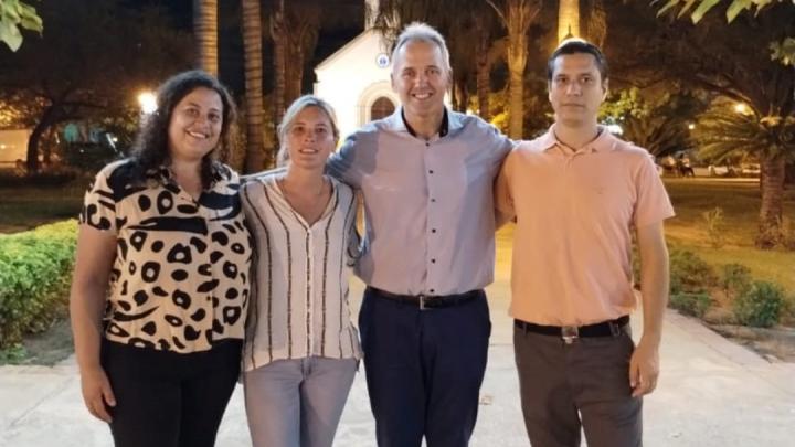 Helvecia: La Presidente Comunal y funcionarios acompañaron a la Comuna de Cayastá en su aniversario N°156