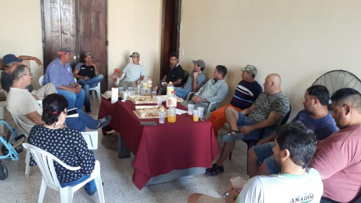 Guías de pesca de San Javier y autoridades locales avanzan en importantes proyectos 